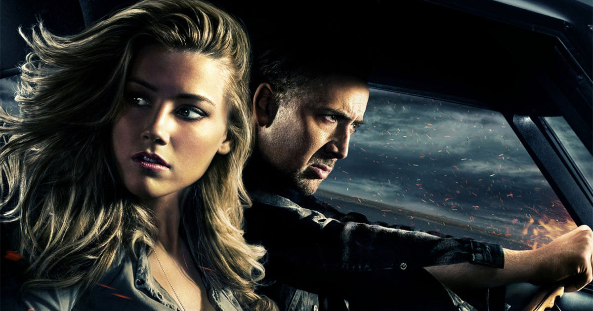 Amber Herd and Nicholas Cage in Drive Angry